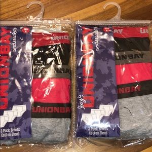 2 3 packs unionbay boys underwear